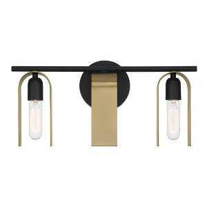 Designers Fountain U Turn 3 - Light Vanity in  Matte Black - 1 of 1