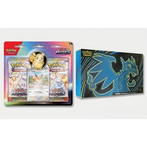 MリザードンEX 2セット Heattyphoon wildblaze キラ Pokémon TCG: Scarlet & Violet Prismatic Evolutions 2-Booster