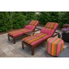 Casual Cushion Solid Sunbrella Fabric 1-Piece Indoor/Outdoor Lumbar Pillow, 22"W x 9"L - 2 of 4