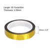Unique Bargains Self-Adhesive Gap Sealing Metalized Tape for Graphic Art - 2 of 4