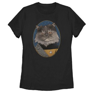 Women's Star Trek: The Next Generation Lieutenant Commander Worf Cat T-Shirt - 1 of 4