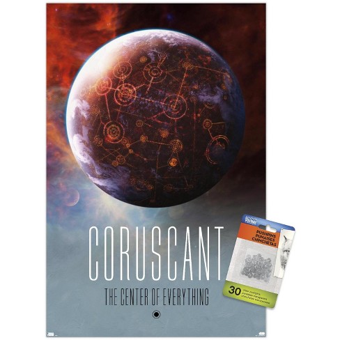 Trends International Star Wars: Coruscant - Visit Coruscant by Russell Walks 23 Unframed Wall Poster Prints - image 1 of 4