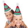 Big Dot of Happiness Elf Squad - Cone Happy Birthday Party Hats for Kids and Adults - Set of 8 (Standard Size) - 2 of 4