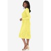 Jessica London Women's Plus Size Stretch Lace Shift Dress - 4 of 4
