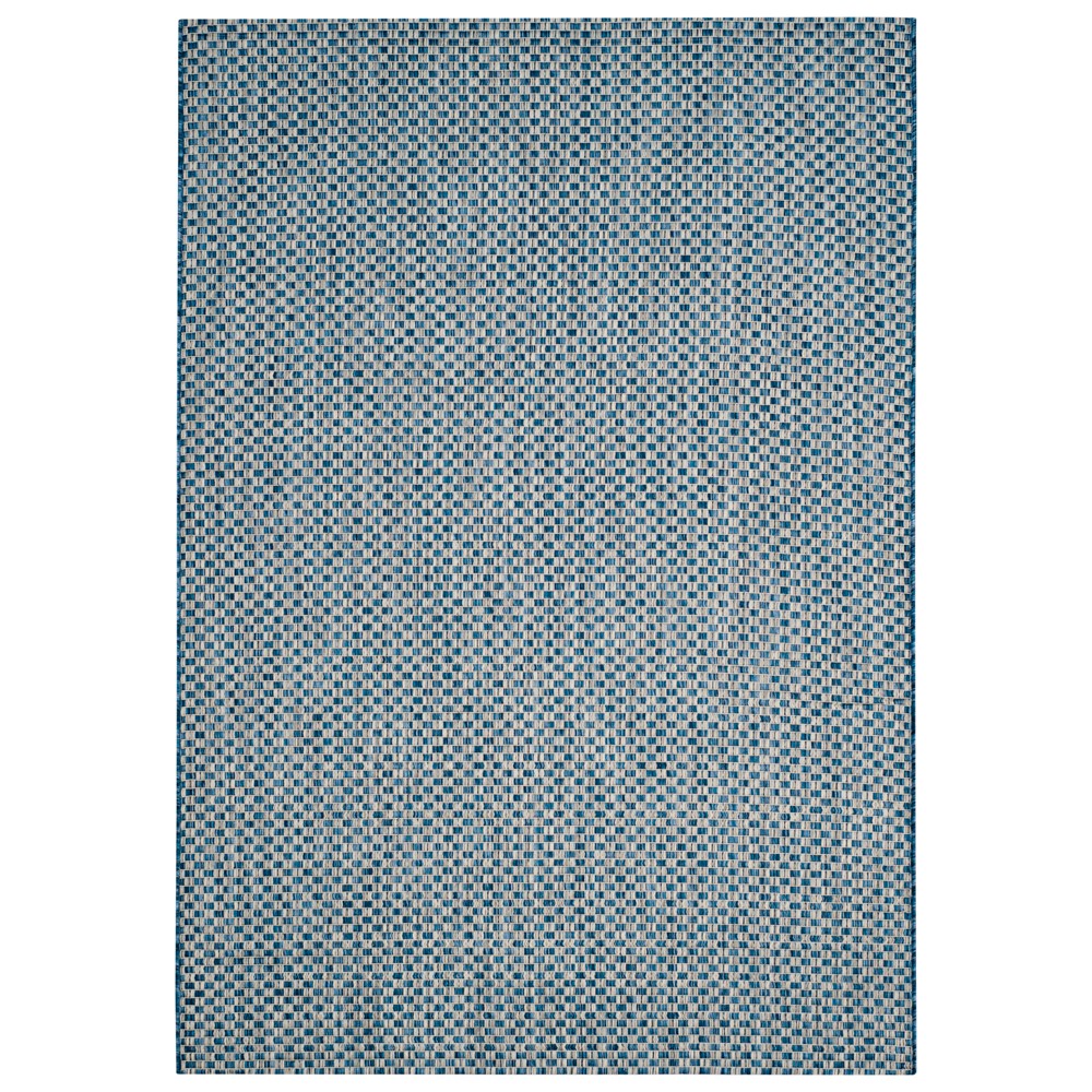  x 5'7in Tabatha Outdoor Rug Blue/Light Gray