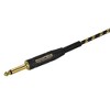 Monoprice Braided Cloth 1/4 Inch (TS) Male 20AWG Instrument Cable Cord - 50 Feet- Black (Gold Plated) - 2 of 4