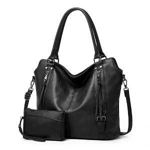 Generic Tote Handbags for Women Black Hobo Handbags Purse and Handbags Shoulder Crossbody Bags - 1 of 4