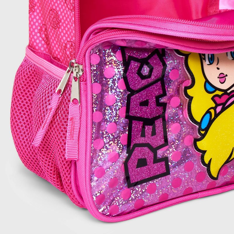Girls&#39; Nintendo Princess Peach 11&#34; Mini Backpack - Pink, 4 of 5