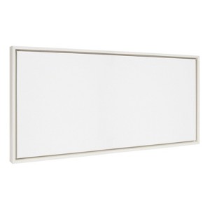 Kate and Laurel Sylvie Blank Framed Canvas 18x40 - 1 of 4