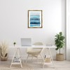 Stupell Industries Water Inspired Blue Ombre Floating Frame Canvas Art, Gold, 25" x 31" - 3 of 4