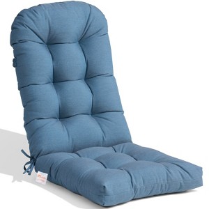 Crestlive Products Sunbrella Adirondack Chair Cushion 50 inch Thickening Waterproof Fade Resistant Blue Mix - 1 of 4