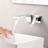 Sumerain Waterfall Brass Wall Mount Bathroom Sink Faucet, Vanities Faucets, Chrome - image 4 of 4