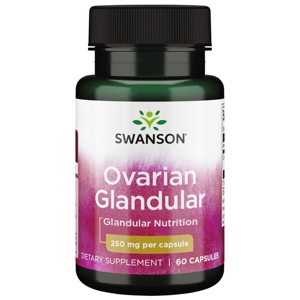 Swanson Dietary Supplements Ovarian Glandular 250 mg Capsule 60ct - 1 of 4