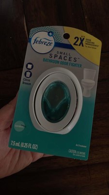 Febreze Small Spaces Bathroom Odor Fighter Citrus Breeze - 0.25 Fl Oz ...