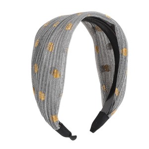 Unique Bargains Women's Fashion Sequins Wave Wide Headbands 1 Pc - 1 of 4