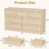 Jojoka Dresser for Bedroom,54" Wide Modern Double Dresser Organizer with Large Storage - 3 of 4