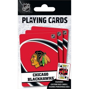 MasterPieces Officially Licensed NHL Chicago Blackhawks Playing Cards - 54 Card Deck for Adults - 1 of 4
