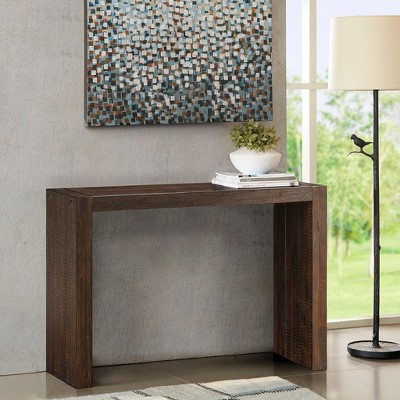 NicBex Modern Minimalist Console Table for Entryway,Rustic Wood Grain Entryway Table Foyer Tables for Hallway,Kitchen,Living Room