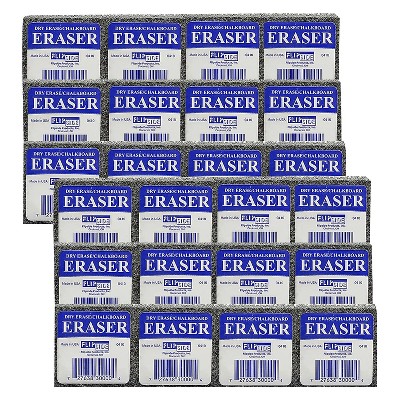 Flipside Student Eraser Assorted Colors 12 Per Pack 2 Packs FLP30009-2