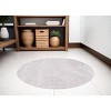 White Abstract Non Skid Area Rug - 2 of 4