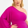 Rebdolls Women's Opal Extreme Single Sleeve Wide Leg Jumpsuit - 4 of 4