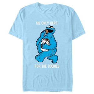 Men's Sesame Street Me Only Here for the Cookies T-Shirt - 1 of 4