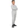 EVERYDAY KIDS Boys Heather Gray Zip-Up Hoodie – Soft Fleece Jacket with Hood – All-Season Kids Sweatshirt for School, Play, or Layering - 4 of 4