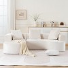 Modular L-Shape Sectional Sofa with Chaise, Deep Seat Cloud Couch, Sponge Compression Upholstered Sofas for Living Room-Maison Boucle - 3 of 4