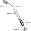 Sorbus LED Magnetic Base light with Gooseneck & Weather Resistant 2 Pack - 2 of 4