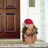 Holiday Living 18-inch Rattan Hedgehog Free Standing Christmas Decoration - 2 of 3