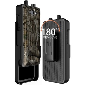 Nakedcellphone Case with Stand and Belt Clip Holster Combo for Sonim XP5plus (XP5900) - 1 of 4