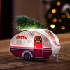 Evergreen Beautiful Christmas Camper Spinning Water LED Table Top Decor - 8 x 4 x 8 Inches Indoor/Outdoor Decoration - 2 of 4