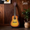 GLARRY 41in Acoustic Electric Guitar Beginner Kit with 15W Amp, 5-band EQ Dreadnought Design 6 Strings Electric Acoustic Guitar w/ Bag, Strap, Pick - 4 of 4