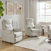 Set of 2 Miriam Upholstered Lift Assist Power Recliner Chair for Elderly | Artful Living Design - 2 of 4