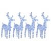 vidaXL Christmas Reindeers 4 pcs Cold White 160 LEDs Acrylic - 2 of 4