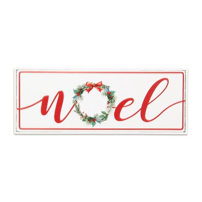 Cheung's Clara Holiday Metal Sign - Noel