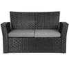 WestinTrends  4-Piece Modern Patio Conversation Sofa Set with Cushions - 3 of 4