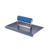 Bon Tool 22-733 Edger - Blue Steel 9-inch X 6-inch - 3/8-inch Radius 1/2-inch Lip Comfort Grip Handle - 3 of 3