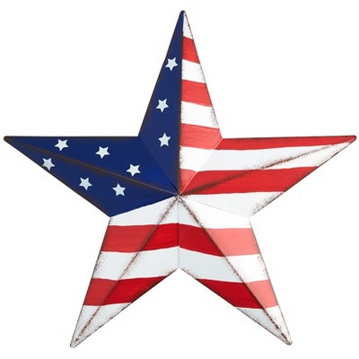 The Lakeside Collection Americana Metal Outdoor Wall Art