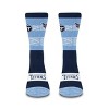 NFL Tennessee Titans Youth Mixer Crew Socks: Cushioned Heel & Toe, Knit Fabric - 2 of 3