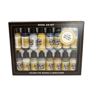 Vallejo WWII British Aircraft Colors RAF and FAA Acrylic Paint Set 17 ml (Pack of 16) - 71.189 - 1 of 3