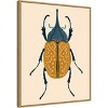 23" x 28" Beetle Bug II by Victoria Barnes Framed Canvas Wall Art Print - Amanti Art: Modern Lithograph, Animal Subject, Polystyrene Frame - 2 of 4