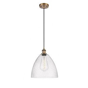Bristol Glass - 1 Light Mini Pendant In Industrial Style-14.75 Inches Tall and 12 Inches Wide - 1 of 1