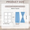 Unique Bargains Blackout Tie Up Pocket Window Door Curtain 1 Panel - 2 of 4