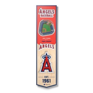 8" x 32" MLB Los Angeles Angels 3D Stadium Banner - 1 of 4