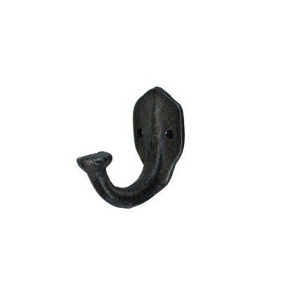 VIP Metal 2.25 in. Black Wall Hook