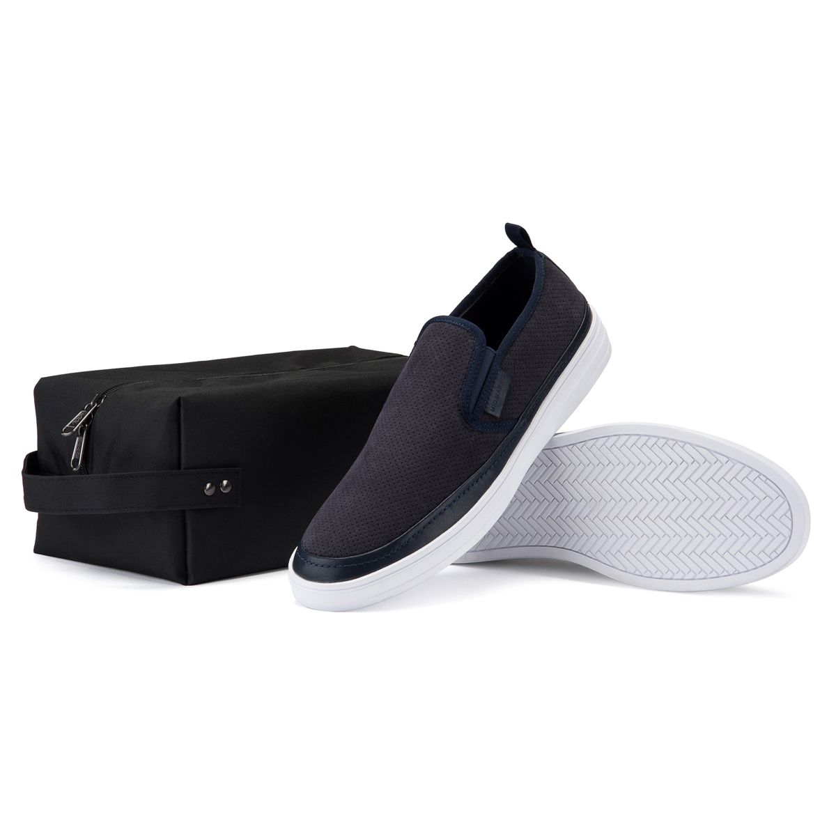 Mio Marino - Men's Suede Slip-On Fashion Sneaker - thumbnail 8