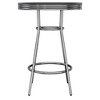 3pc Summit Bar Height Dining Sets with Swivel Stools Black/Bright Chrome - Winsome - image 4 of 4