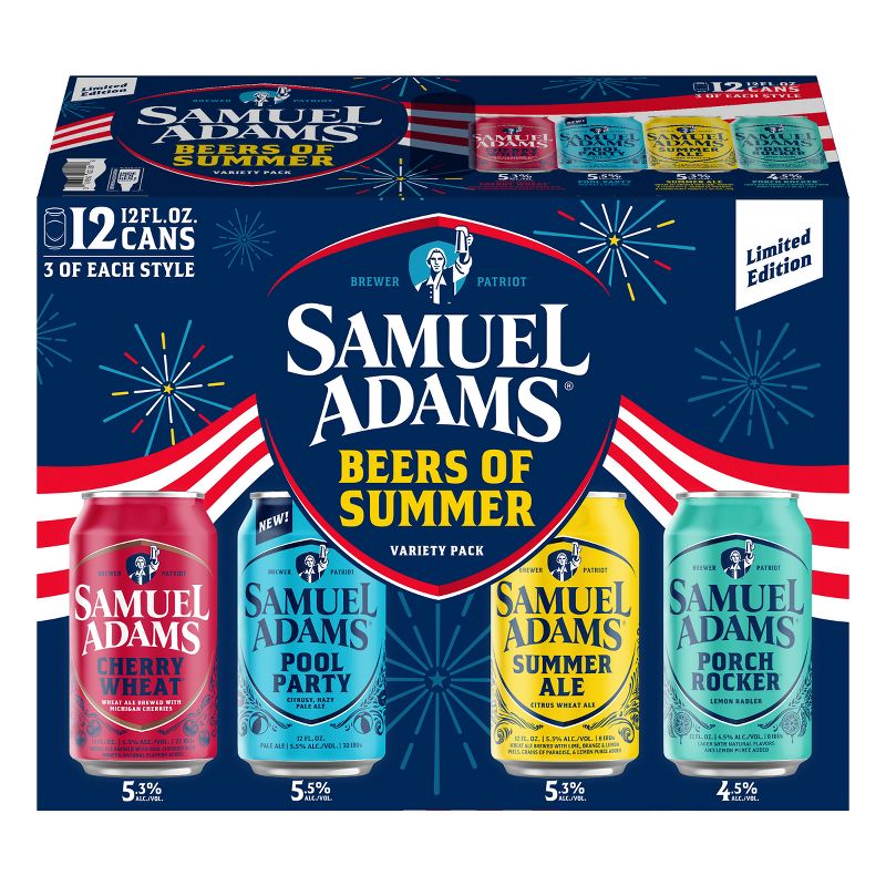 Samuel Adams Sips of Summer Seasonal Variety Pack - 12pk/12 fl oz Cans, 5 of 7