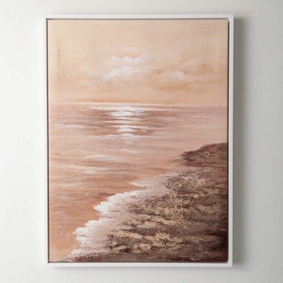 Sullivans Textured Coastal Wall Decor 31.5"H; Multicolor